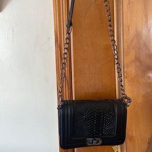 Black mini crossbody